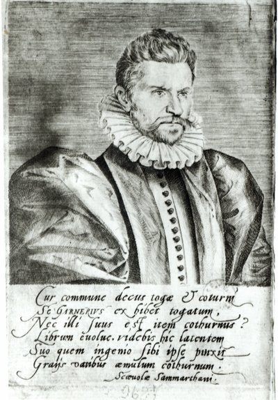 Porträt von Robert Garnier (1534-90) von French School